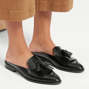 Everlane Black Tassel Loafers